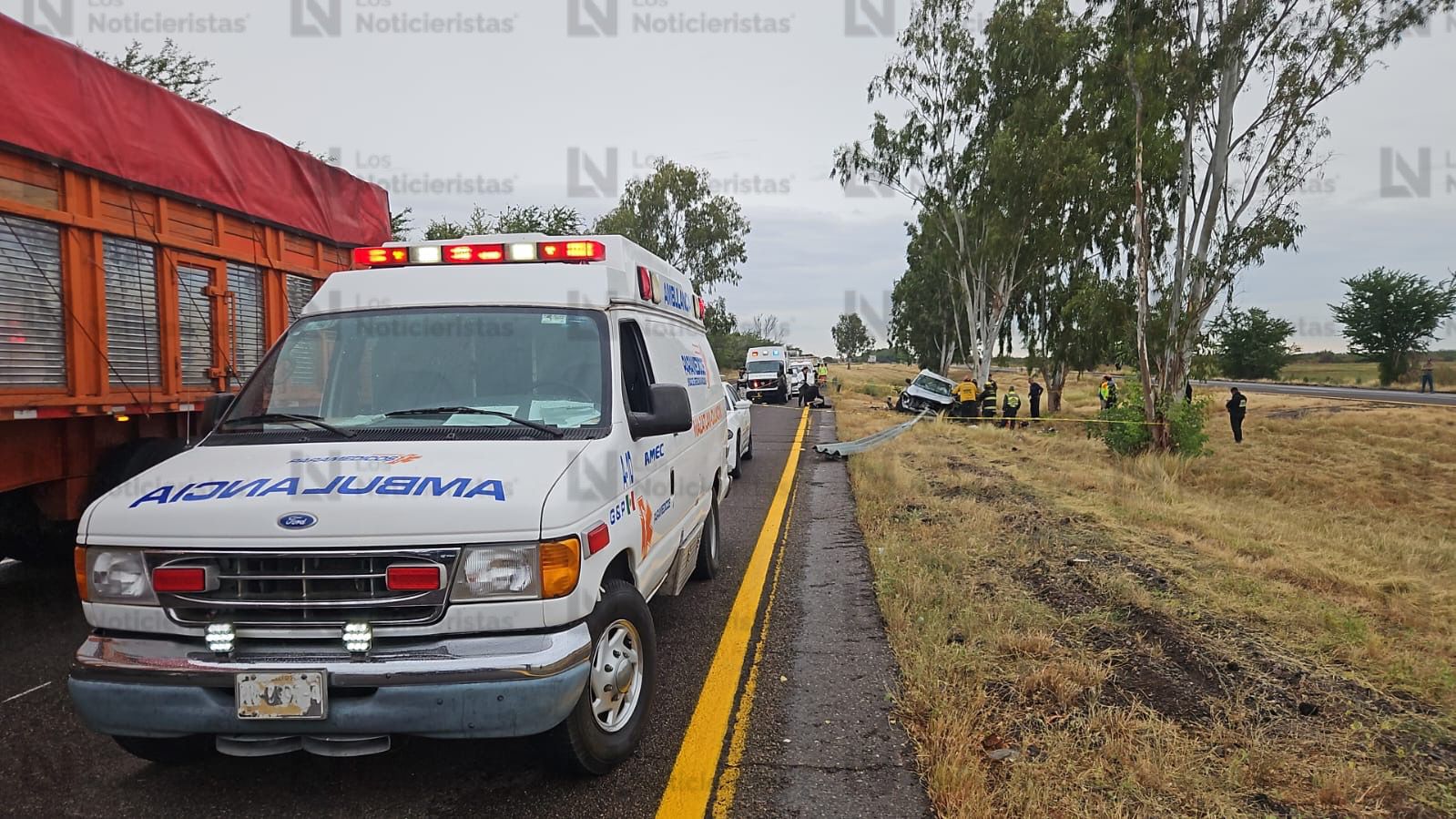Accidente en la Maxipista Culiacán-Mazatlán