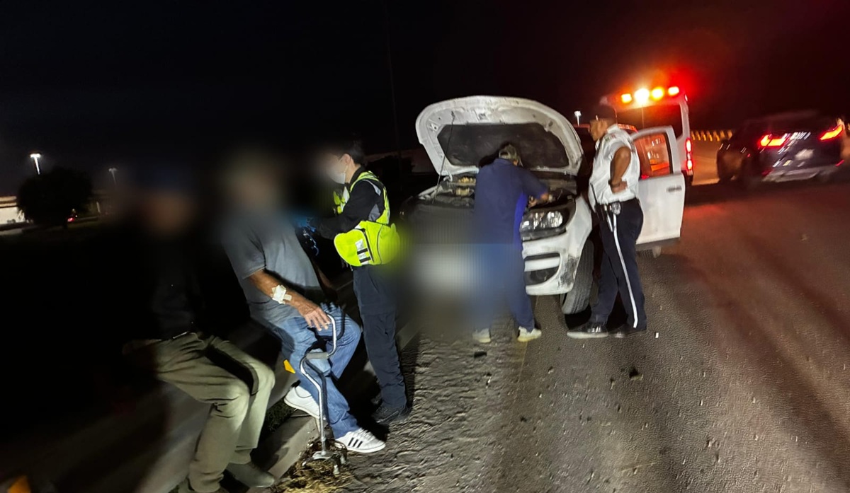 Adulto mayor lesionado en accidente en El Trébol, en Los Mochis