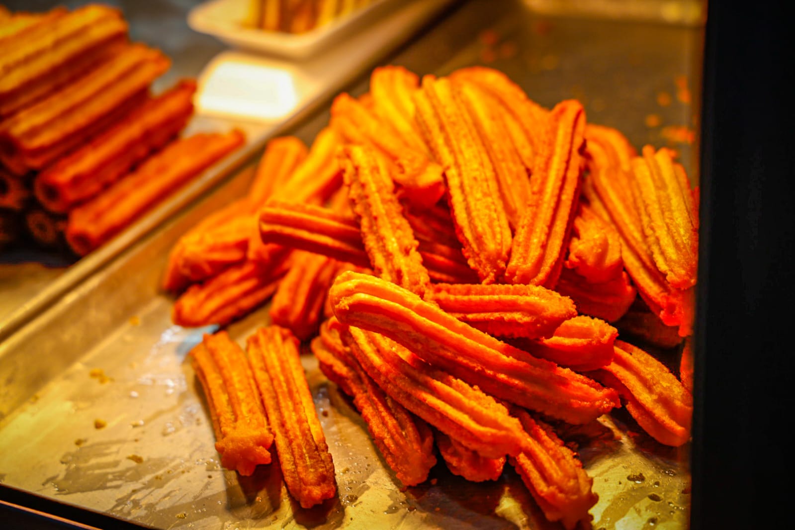 Churros en venta en el Día de la Virgen de Guadalupe en Culiacán