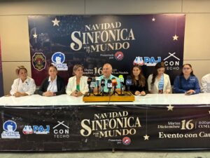 Anuncian el concierto "Navidad sinfónica por el mundo" en el CUM de Los Mochis