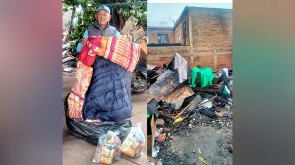 Brinda DIF Ahome apoyo inmediato a familia afectada por incendio en colonia 72 de Los Mochis, Sinaloa