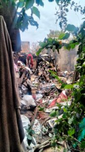 DIF Ahome apoya a familia afectada por incendio en colonia 72 de Los Mochis
