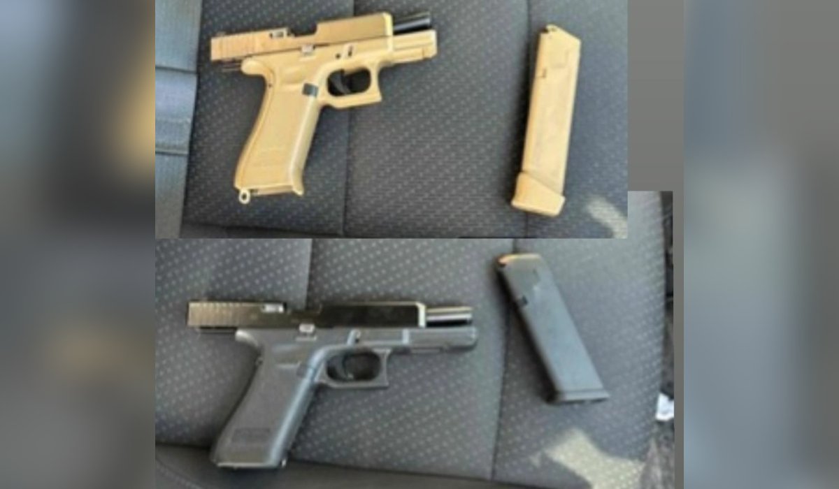 Armas aseguradas en Navolato, Sinaloa