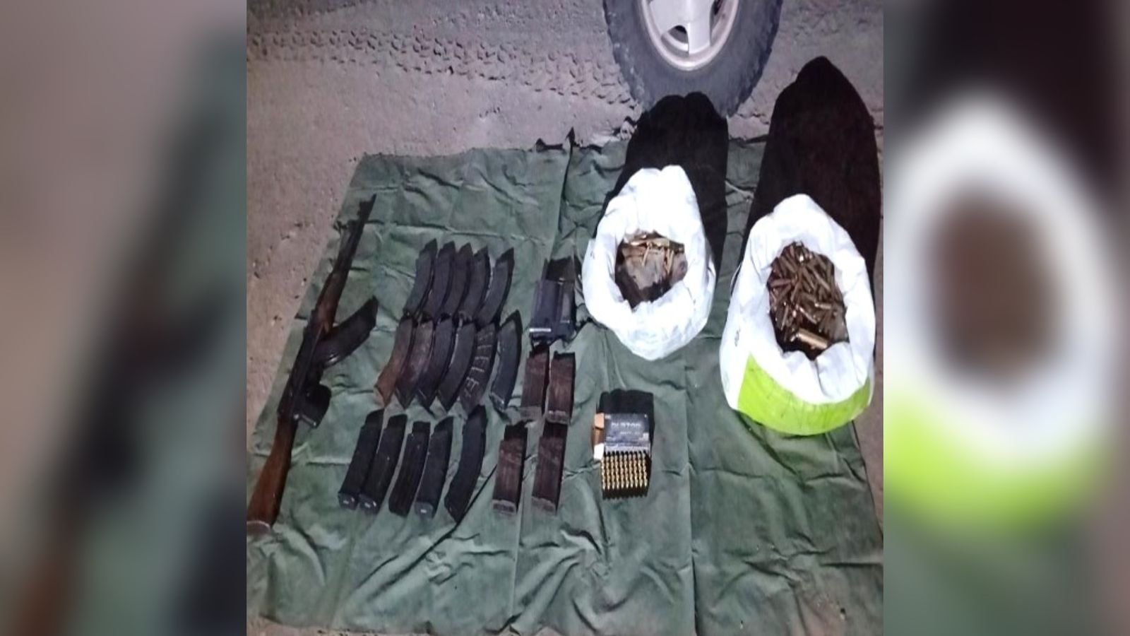 localizan vehiculo con blindaje artesanal y armas en operativo en san ignacio