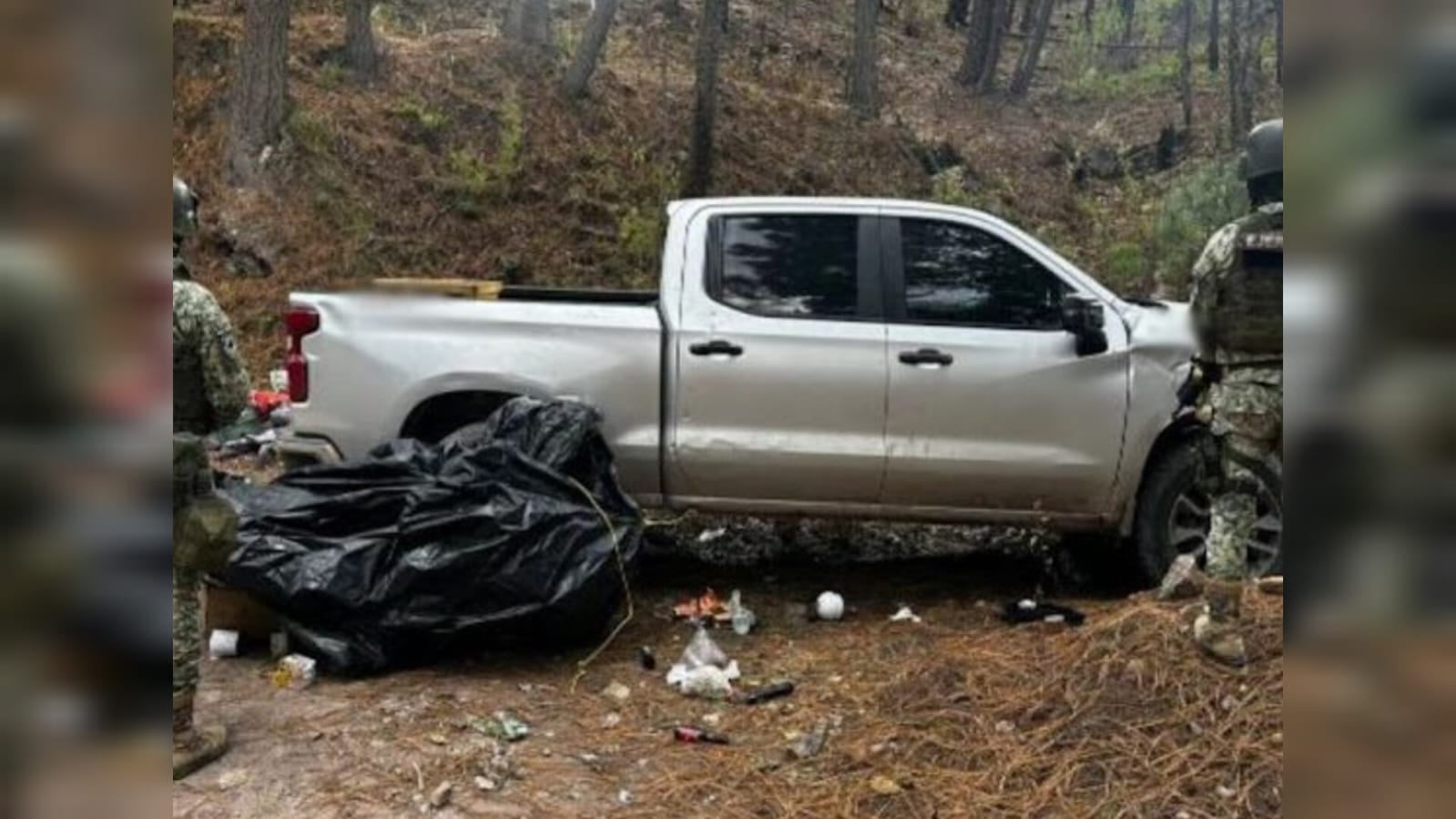 aseguramiento en Badiraguato sinaloa camioneta