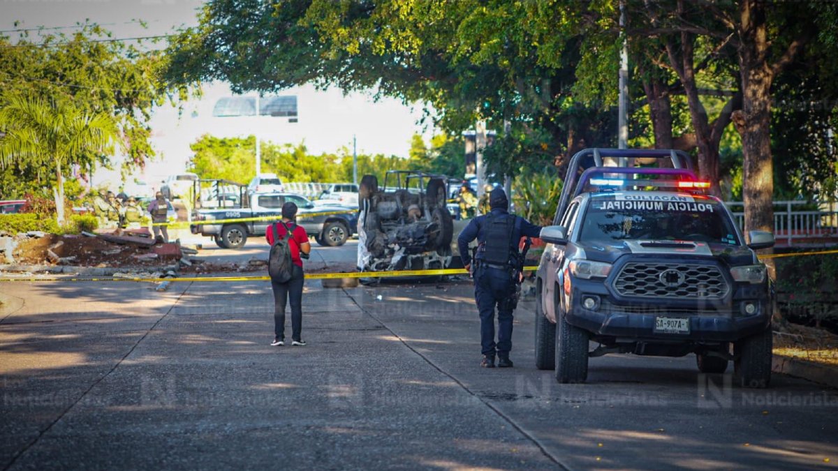 atacan a balazos a elemento policiaco en las quintas de culiacan lugar