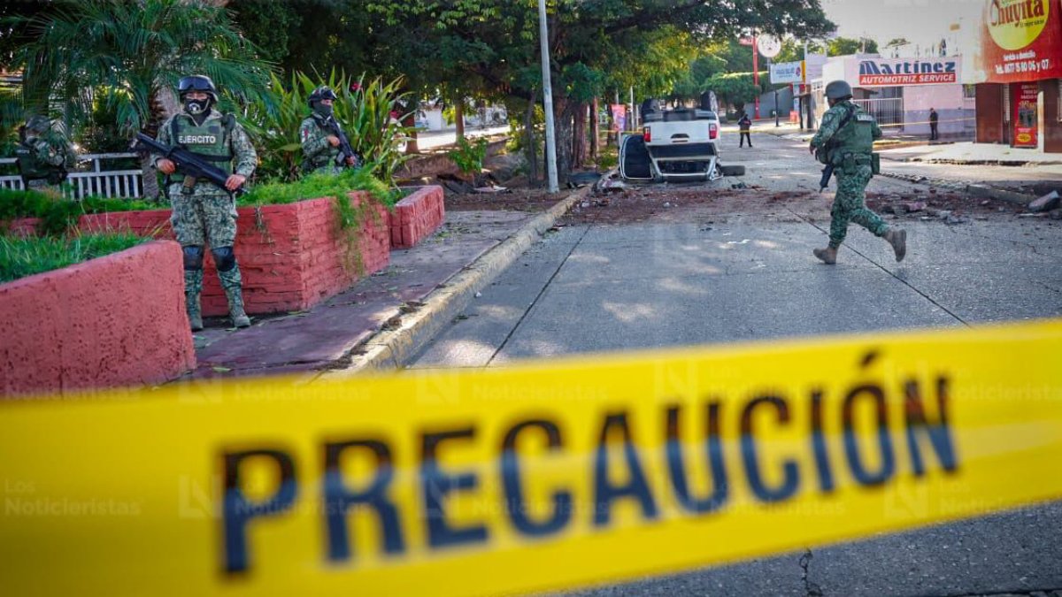 atacan a balazos a elemento policiaco en las quintas de culiacan sinaloa delimitan