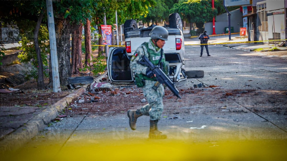 atacan a balazos a elemento policiaco en las quintas de culiacan sinaloa militar