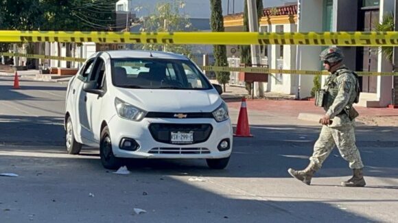 Atentado a balazos deja un conductor herido en la colonia Miguel Hidalgo de Culiacán, Sinaloa
