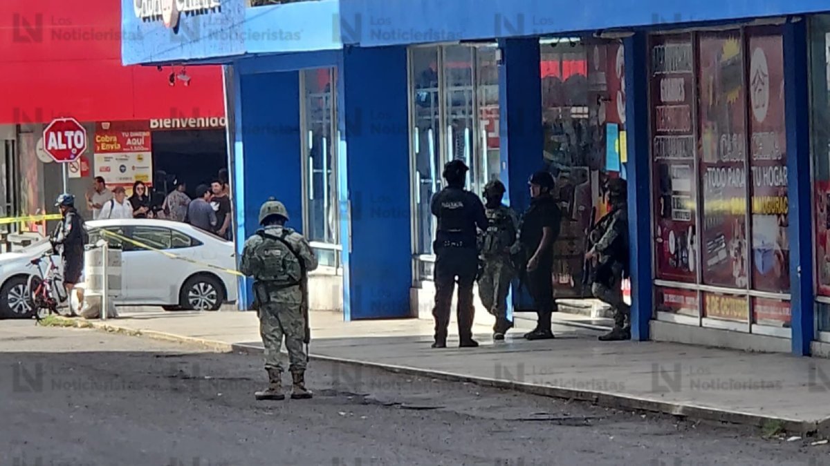 balacera en el centro de culiacan deja a dos heridos militares