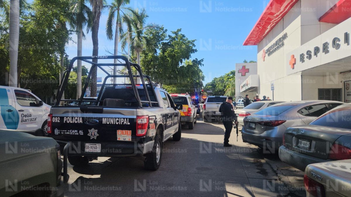 balacera en el centro de culiacan deja a dos heridos patrullas