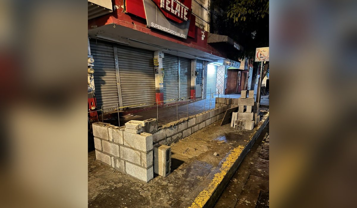 Barda en el Mercado Pino Suárez de Mazatlán