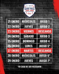 Calendario PlayOffs