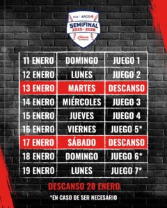 Calendario PlayOffs