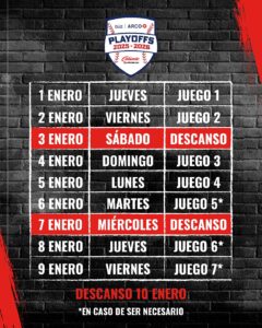 Calendario PlayOffs