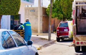 Recolección de basura en Guamúchil