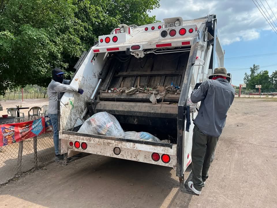 Recolección de basura en Guamúchil