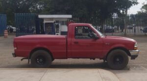 Camioneta asegurada en Culiacán, Sinaloa