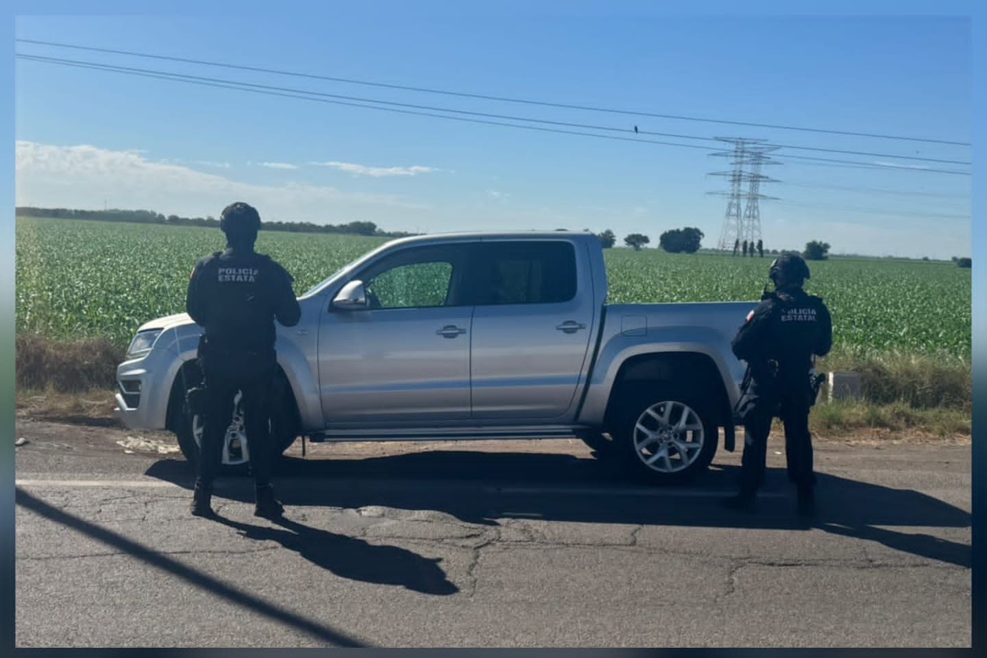 Camioneta asegurada en Culiacán, Sinaloa