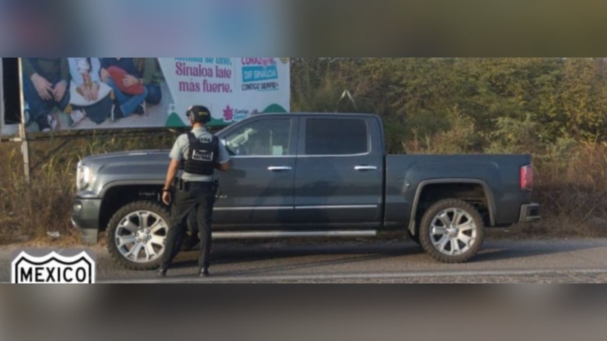 camioneta con reporte de robo recuperada