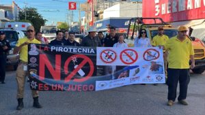 Campaña contra la pirotecnia en Guasave, Sinaloa