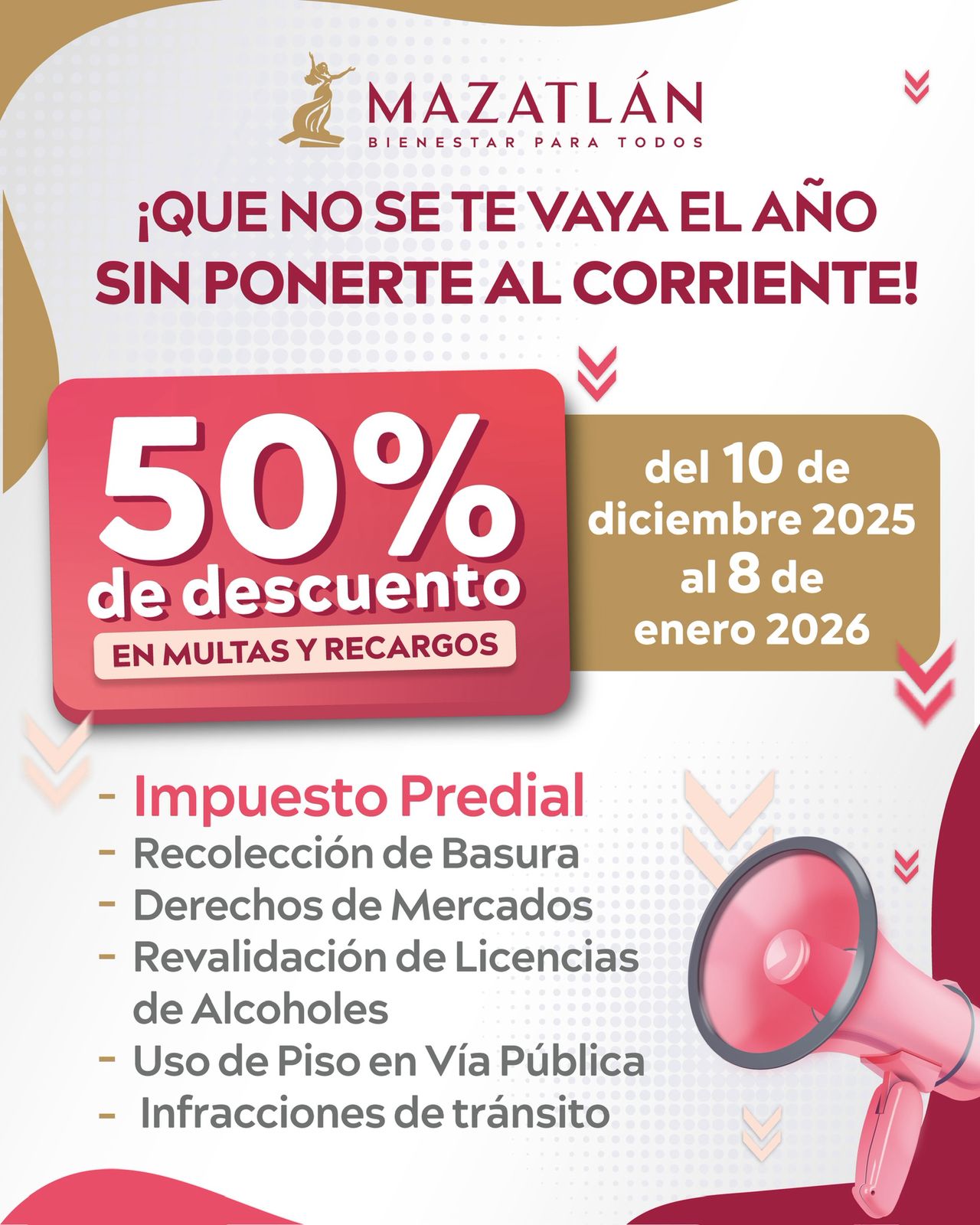 campaña de descuento en mazatlan