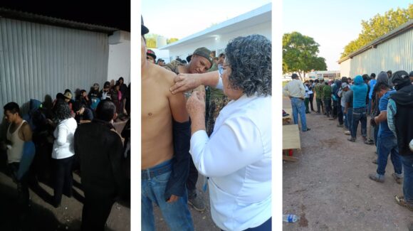 Refuerzan vacunación contra sarampión en campos agrícolas de Angostura ante riesgos de contagios