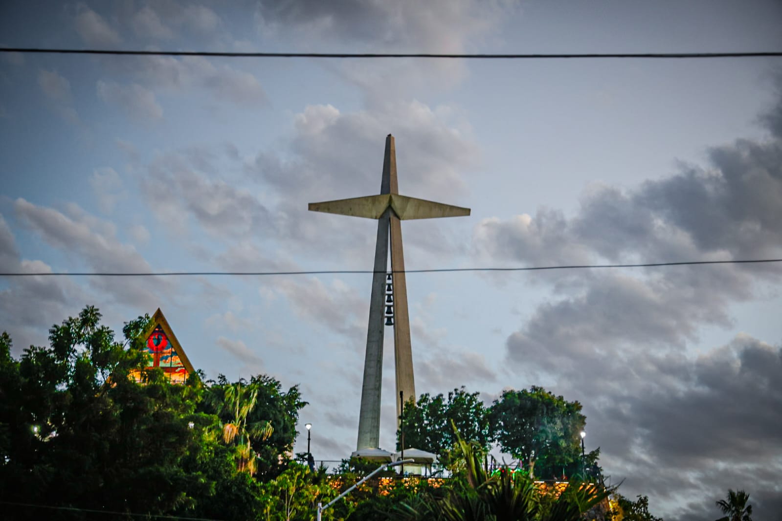 Campanario del templo de La Lomita, en Culiacán