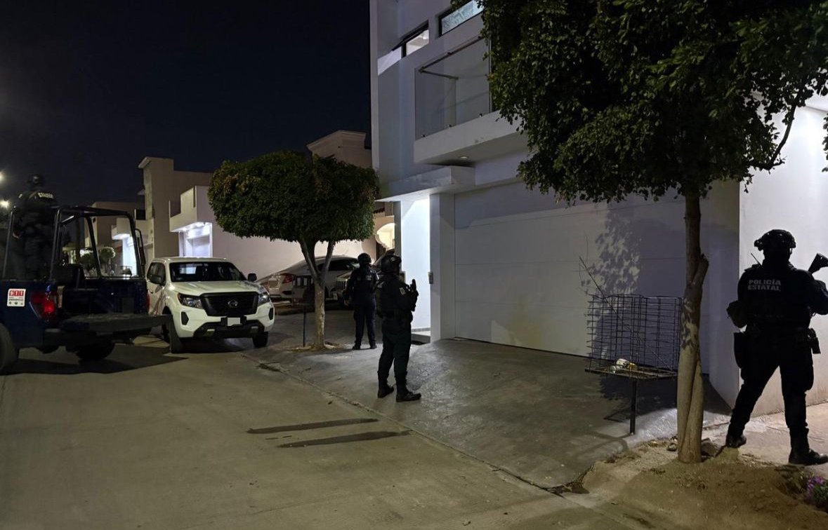 Casa asegurada en el sector Portalegre de Culiacán, Sin.