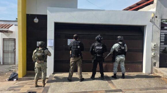 FOTOS | Esto hallaron tras cateo en domicilio del fraccionamiento Los Ángeles, en Culiacán, Sinaloa
