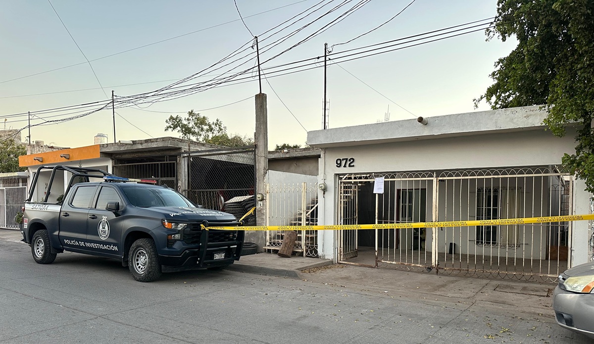Catean vivienda de presunto feminicida en Los Mochis