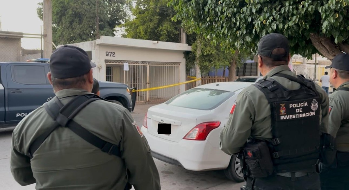 Catean vivienda de presunto feminicida en Los Mochis