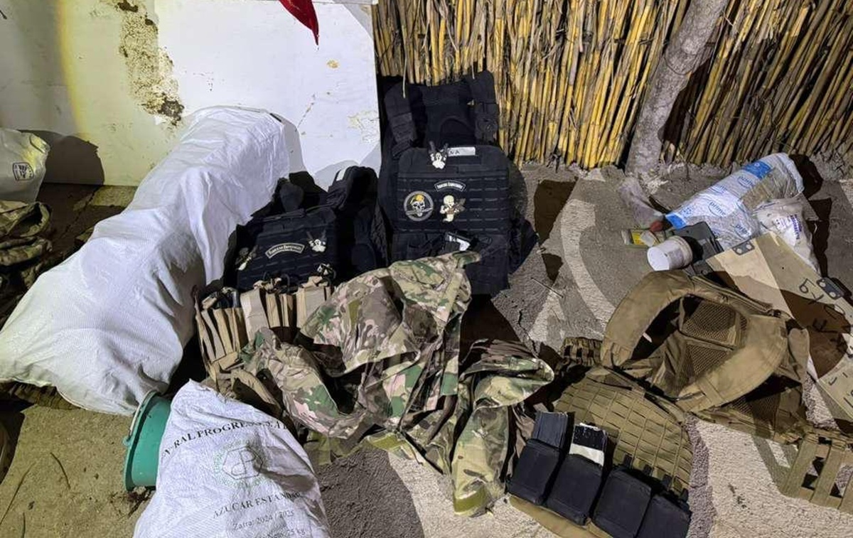 Objetos asegurados en cateo en Oaxaca