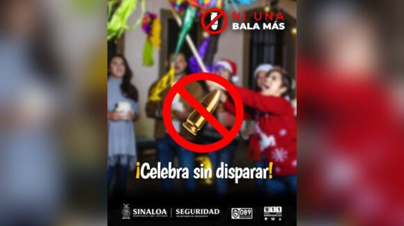 “Ni una bala más”: Lanza campaña SSPE que busca crear conciencia y evitar alguna tragedia durante este fin de año