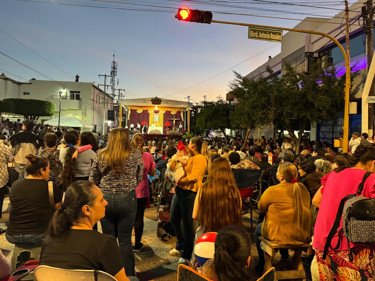 Celebración del Día de la Virgen en Guamúchil, Sinaloa