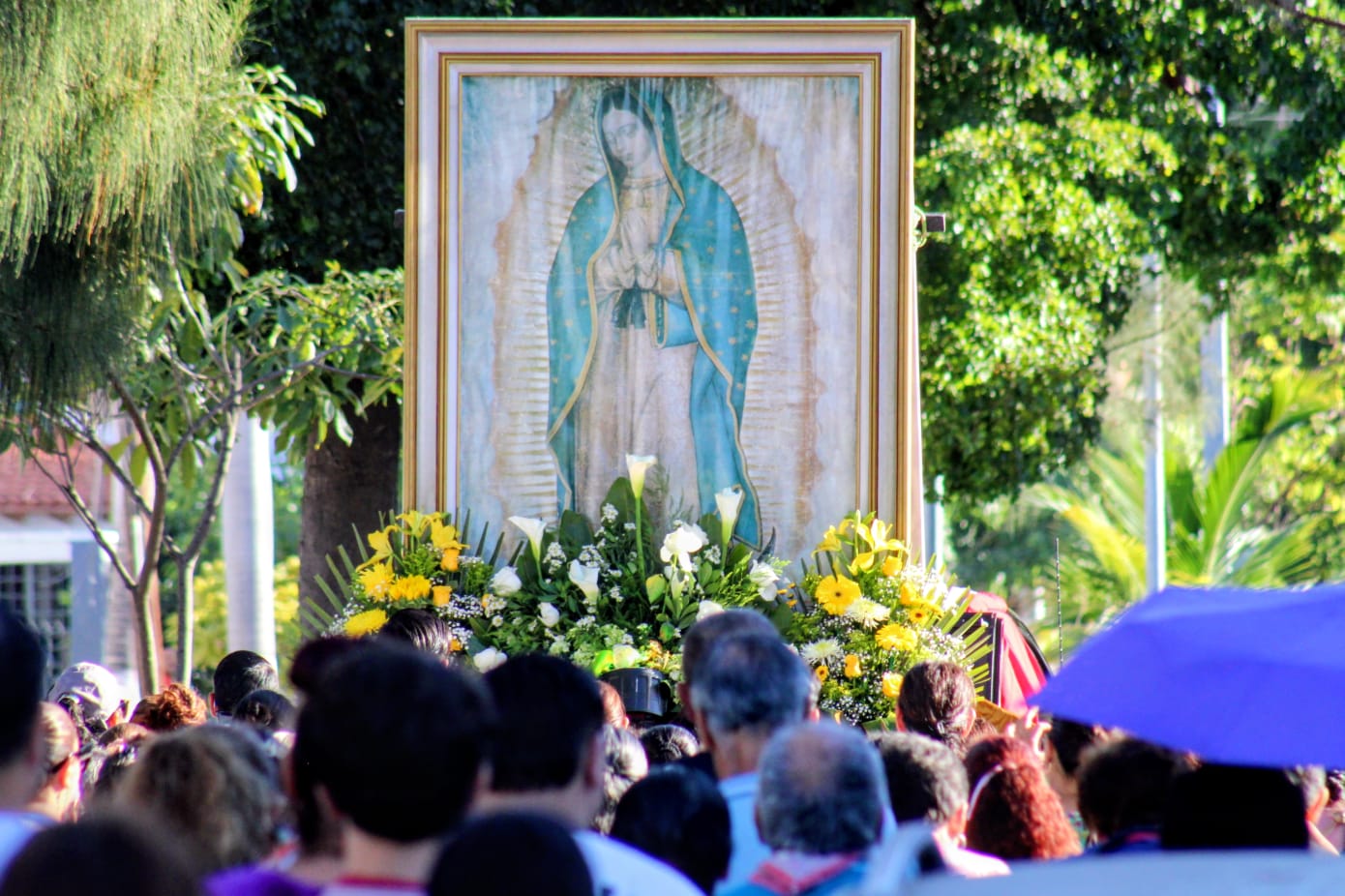 Celebración por el Día de la Virgen en Mazatlán, Sinaloa