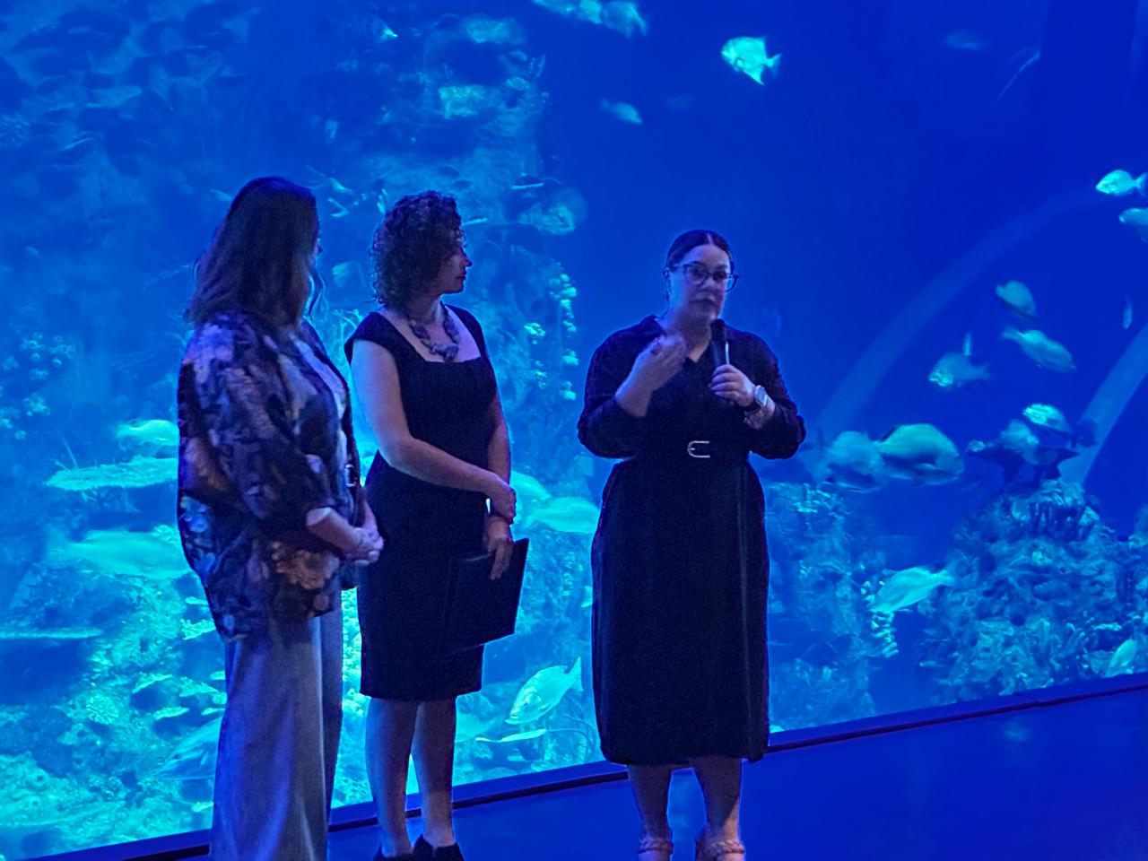 Cena con causa en el Gran Acuario de Mazatlán