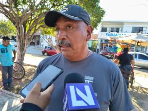 César Barrientos, presidente del tianguis de la colonia Francisco Villa