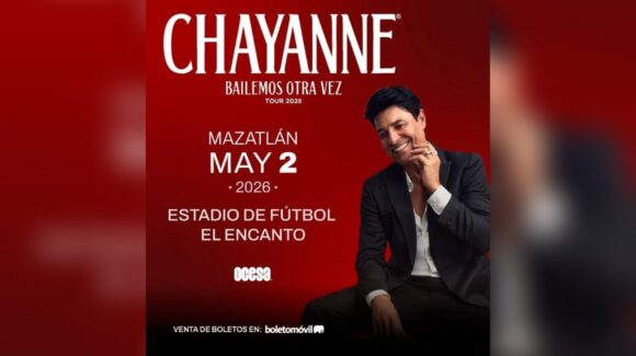 ¡Atención señoras de Mazatlán! Chayanne confirma presentación el 2 de mayo 2026 en El Encanto