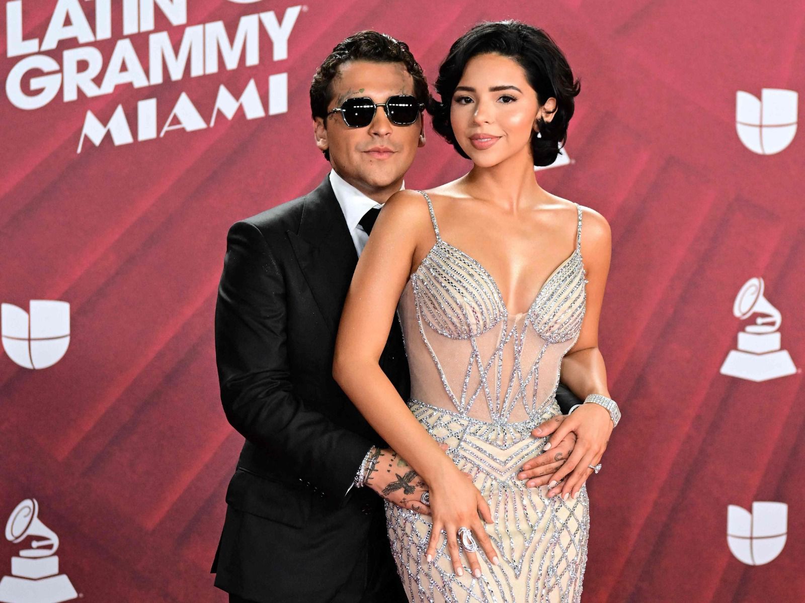 Christian Nodal y Ángela Águilar