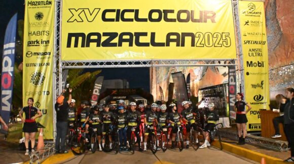 Con más de mil 500 ciclistas se lleva con éxito la edición 15 del Ciclotour Mazatlán, Sinaloa