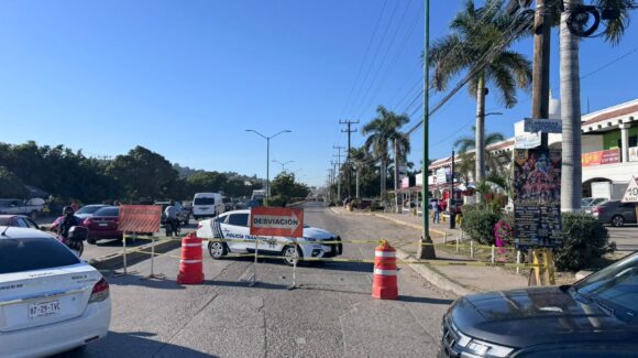 Habrá cierre temporal en la avenida Manuel Clouthier por obra pública en Mazatlán, Sinaloa