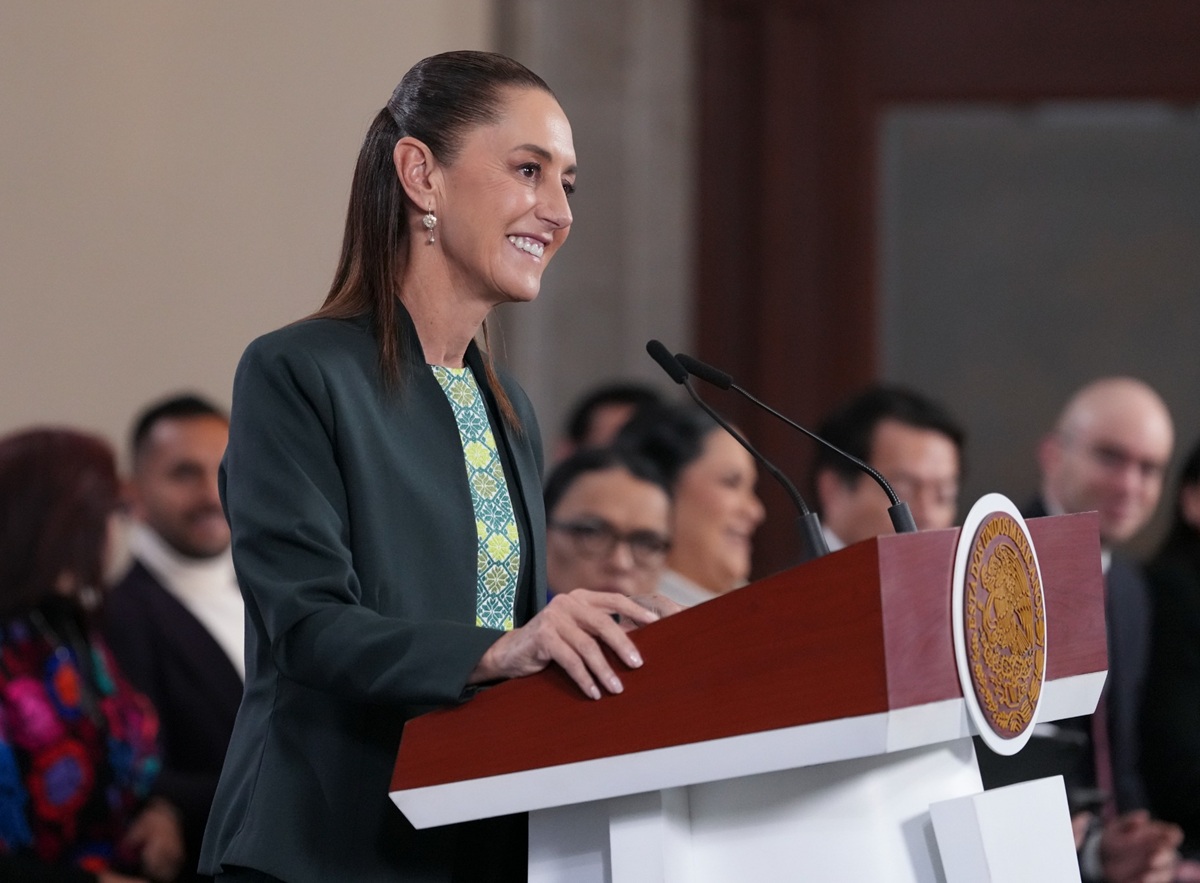 Claudia Sheinbaum en conferencia 'mañanera'