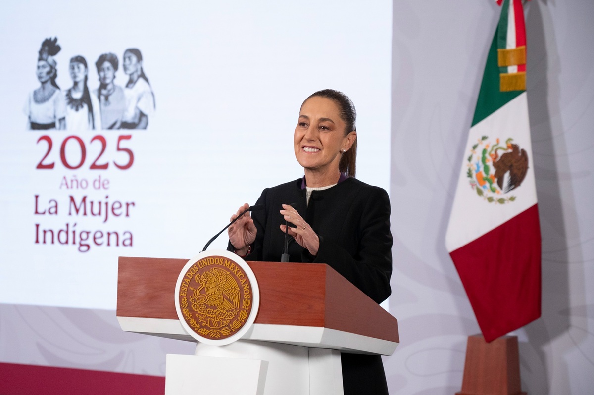 Claudia Sheinbaum en conferencia 'mañanera'