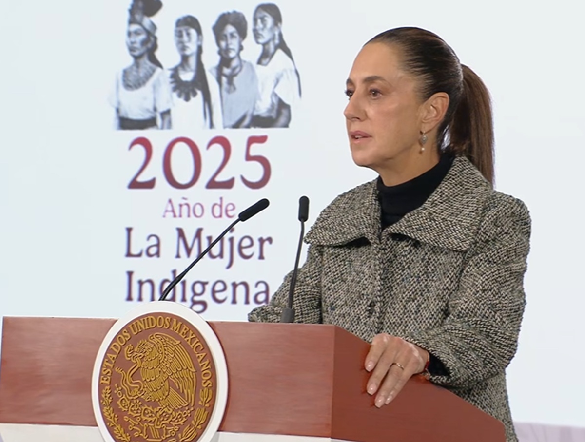 Claudia Sheinbaum en conferencia 'mañanera'