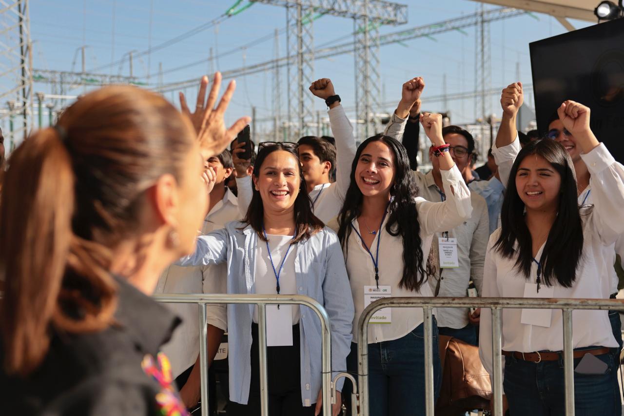 Claudia Sheinbaum inaugura en Querétaro Central de Ciclo Combinado El Sauz II.