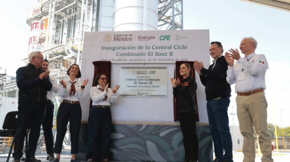 Claudia Sheinbaum inaugura en Querétaro Central de Ciclo Combinado El Sauz II “Josefa Ortiz Téllez Girón”, de la CFE