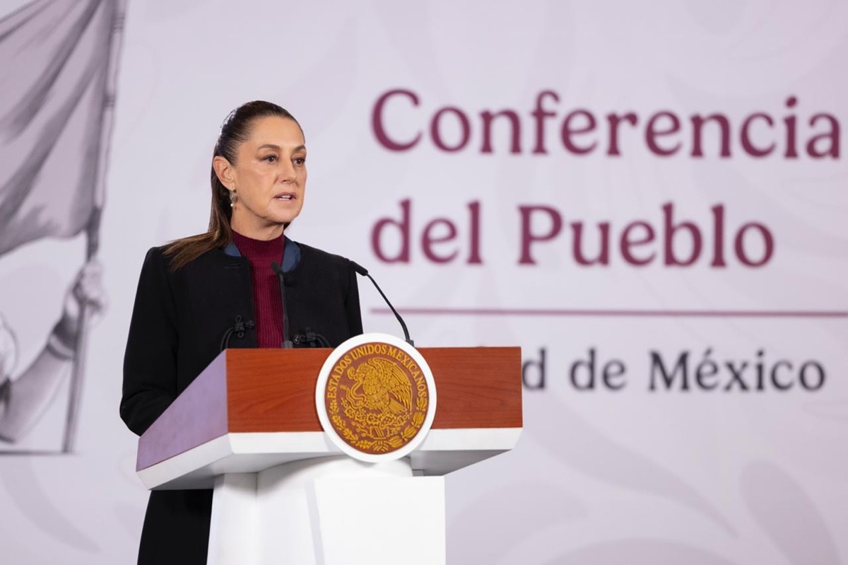 Claudia Sheinbaum en conferencia 'mañanera'