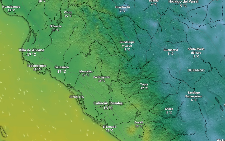 clima en sinaloa y mexico