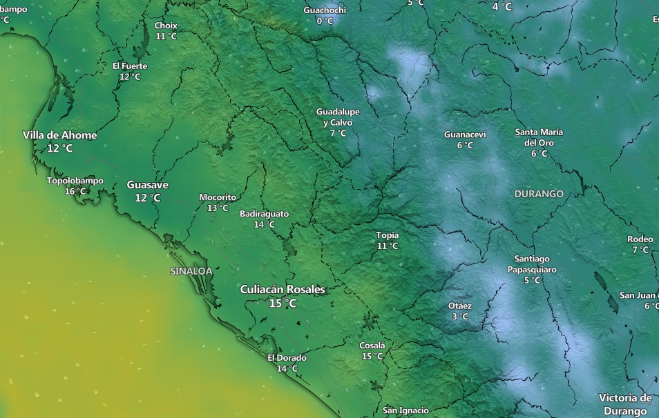 clima en sinaloa y mexico